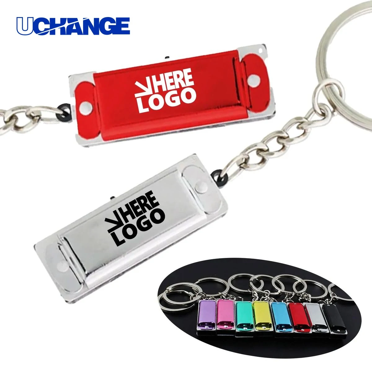 Colorful Harmonica Keychain 1