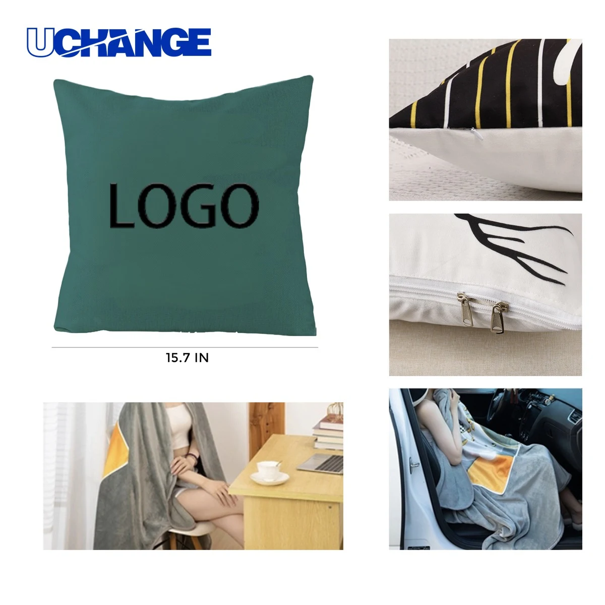 Comfortable Canvas Throw Pillow for Living Space 1