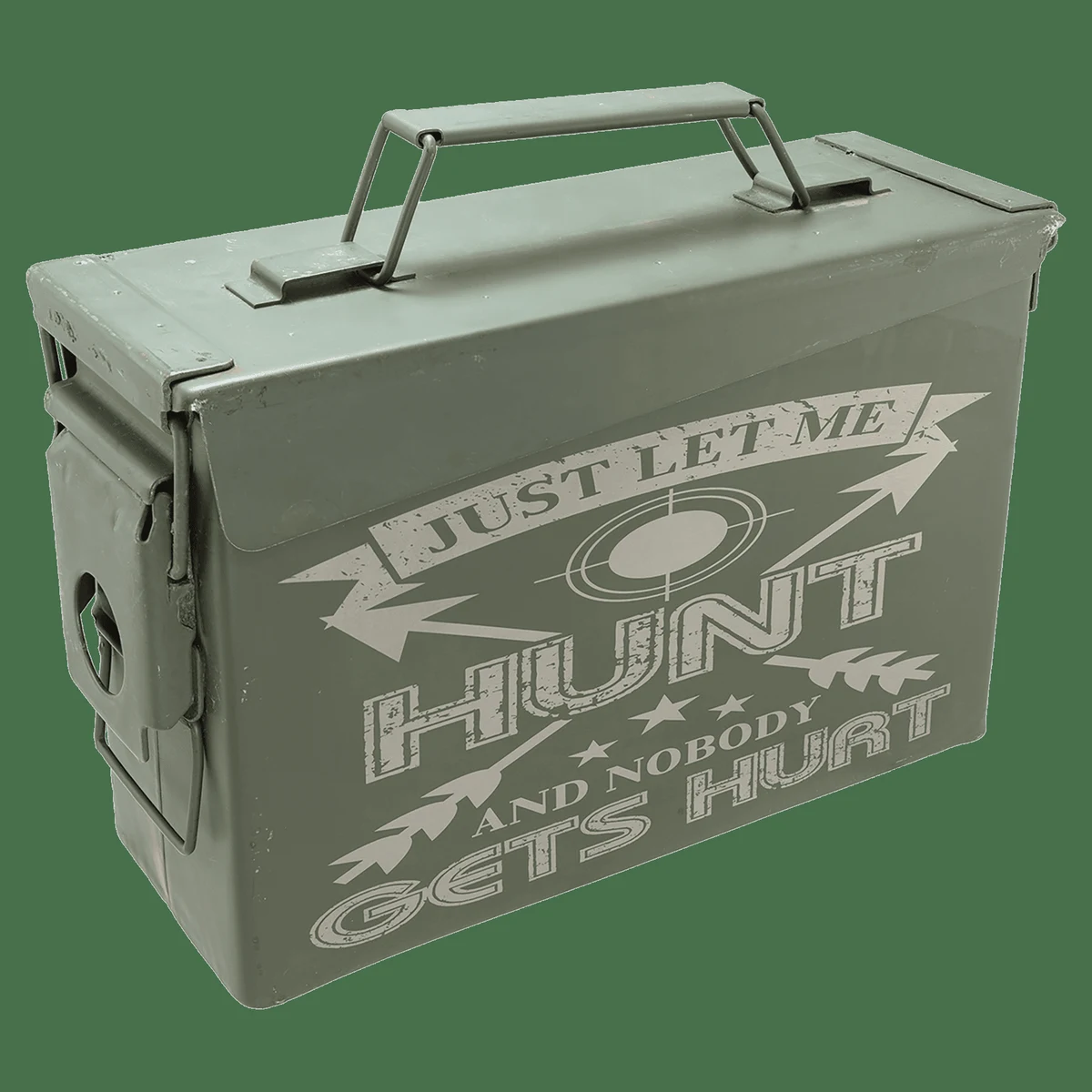 Olive Drab 30 Caliber Army Surplus Steel Ammo Can 1