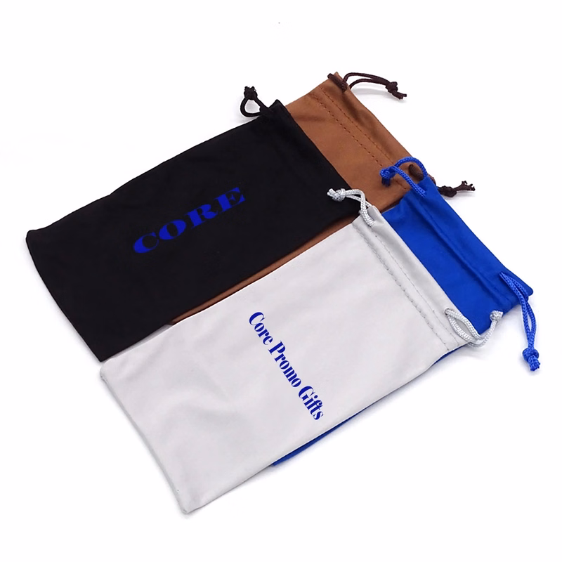 Microfiber Glasses Storage Drawstring Bag