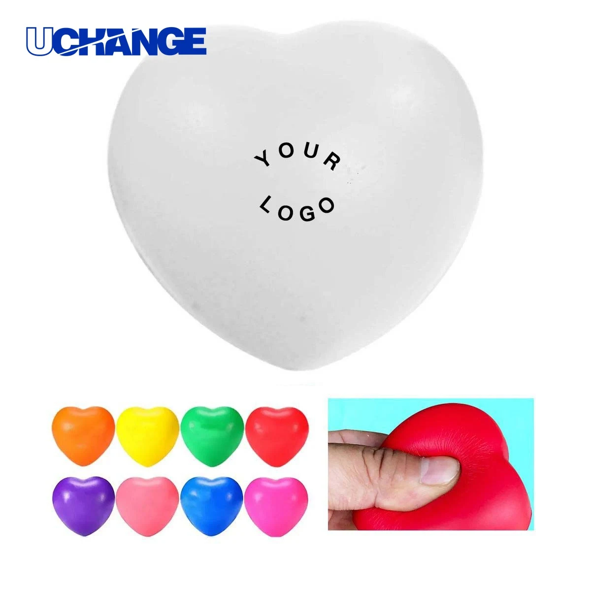 Foam Heart Stress Reliever Toy Ball 1