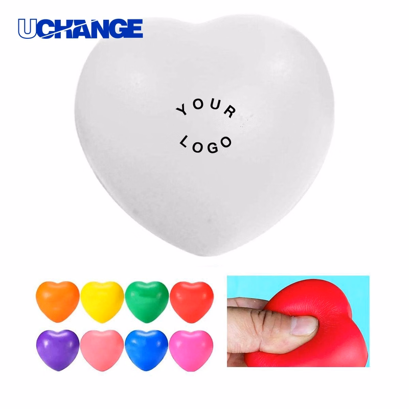 Foam Heart Stress Reliever Toy Ball
