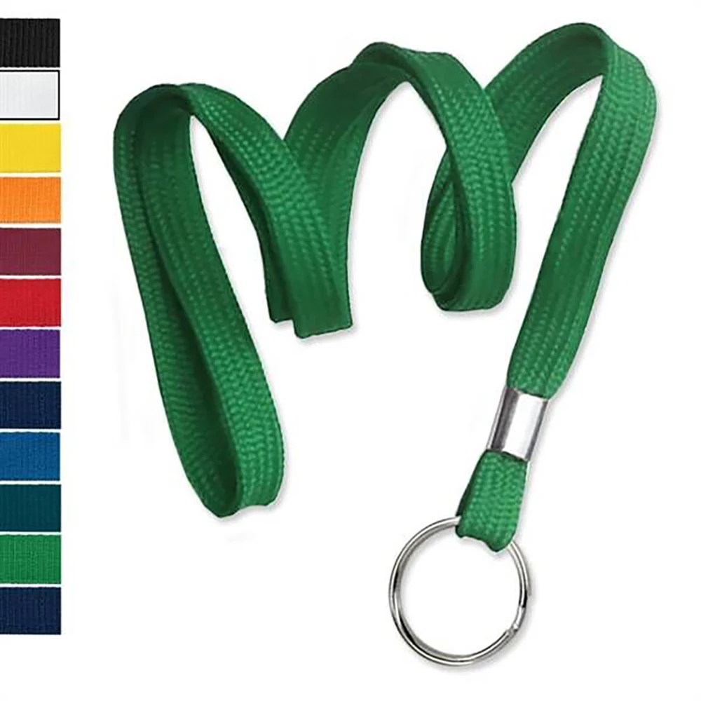 Non-Breakaway Polyester Lanyard with Split Ring 1
