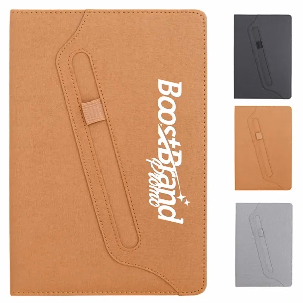 Custom A5 Business Notebook with Pen Loop — Executive Corporate Gifting Item