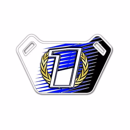 Acrylic: Pit Board Shape 8", Clear 1/8" thick, HD