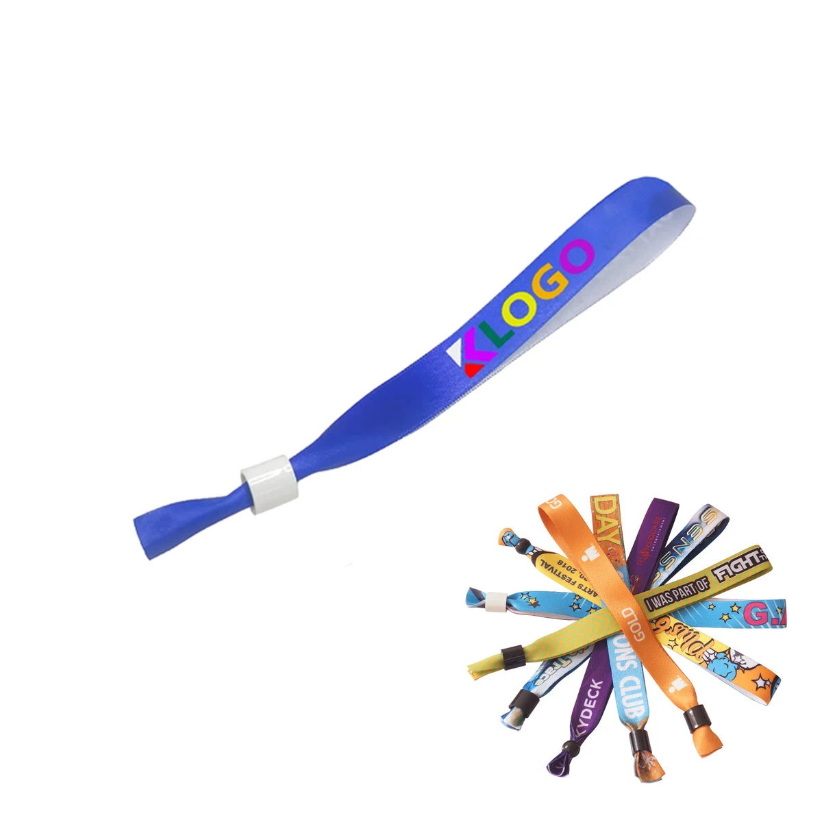 Disposable Adjustable Polyester Wristband 1