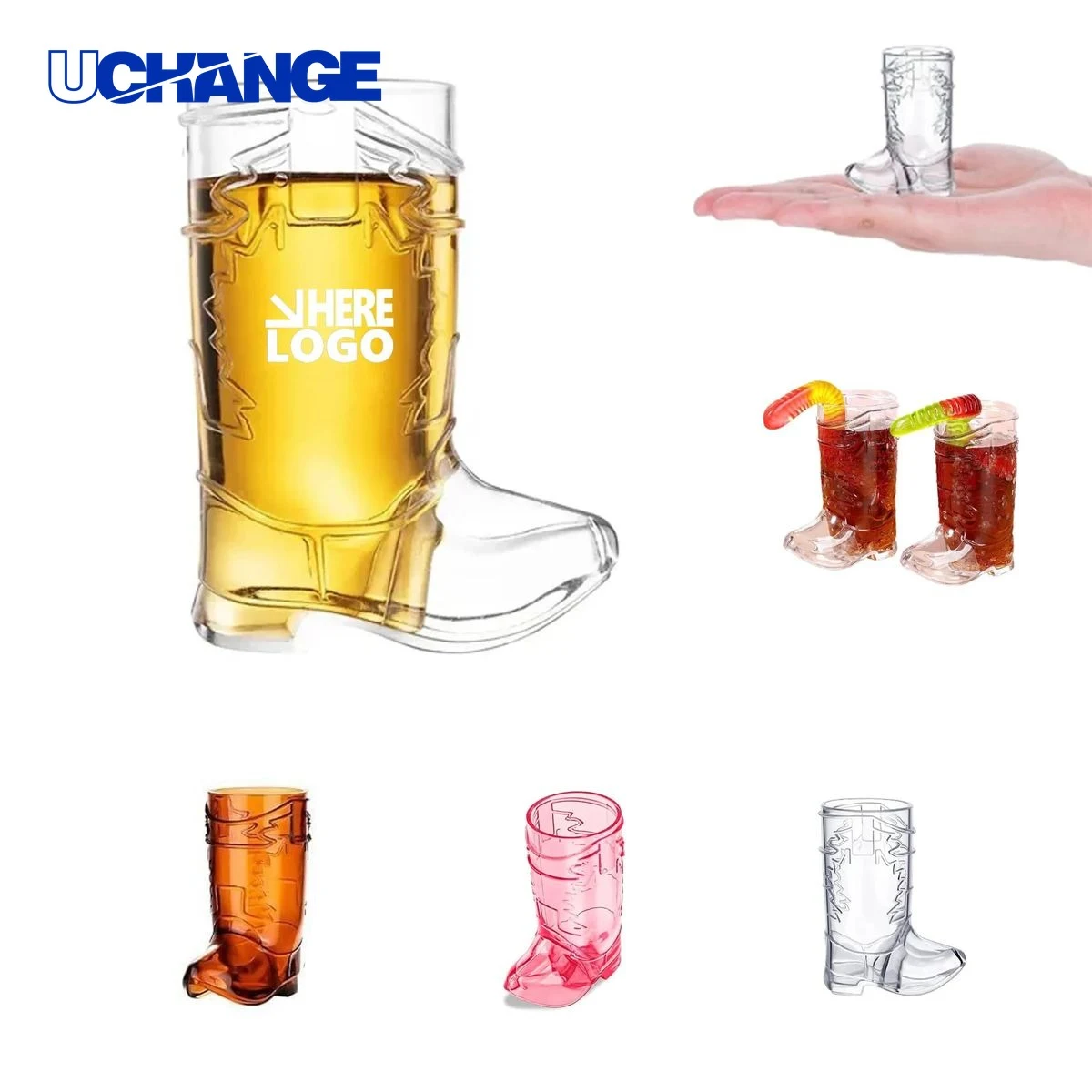 1oz Cowboy Boot Shot Cup 1