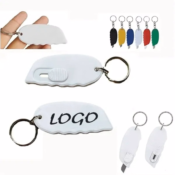 Custom 2.75 Inch Mini Utility Knife Keychain — Compact Multi-Use Tool Giveaway