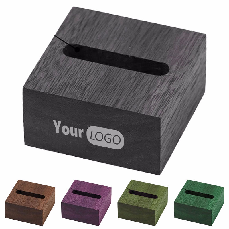 Wood Rustic Ring Display Block For Modern Jewelry Displays