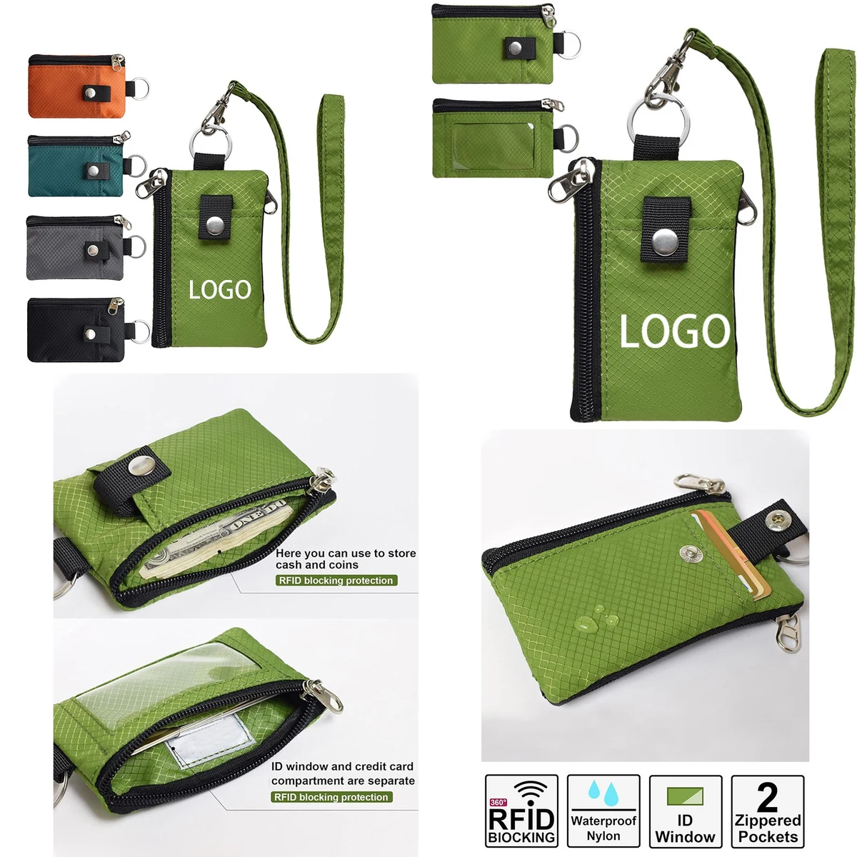 Minimalist RFID Blocking Small Wallet 1