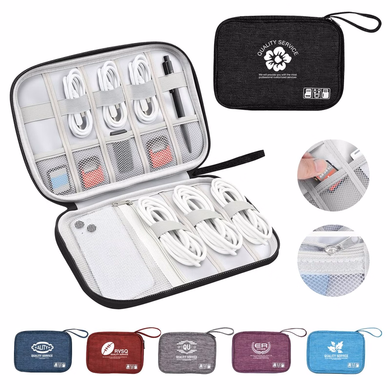 Electronic Cable Organizer Bag