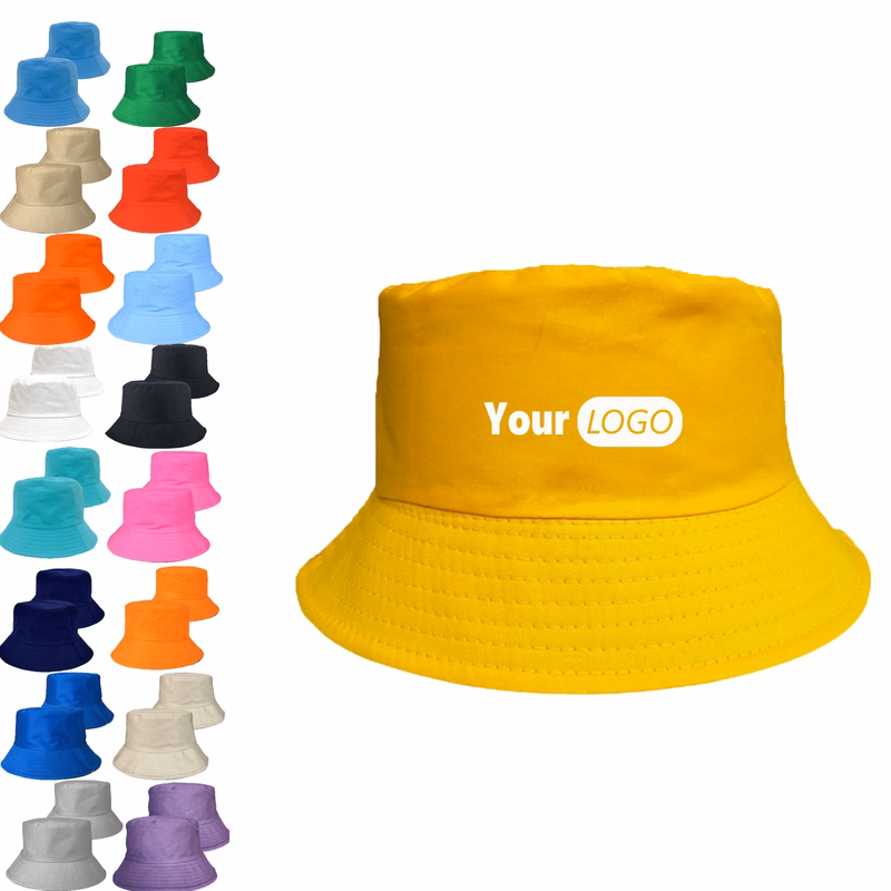 Cotton Bucket Hat for Summer