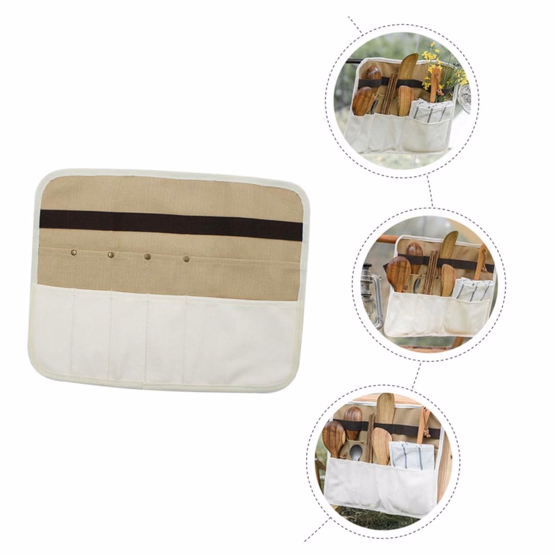 Outdoor Dinnerware Travel Tableware Bag