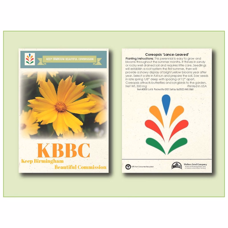 Coreopsis Lance-Leafed Seed Packet - Size 3.25" x 4.5"