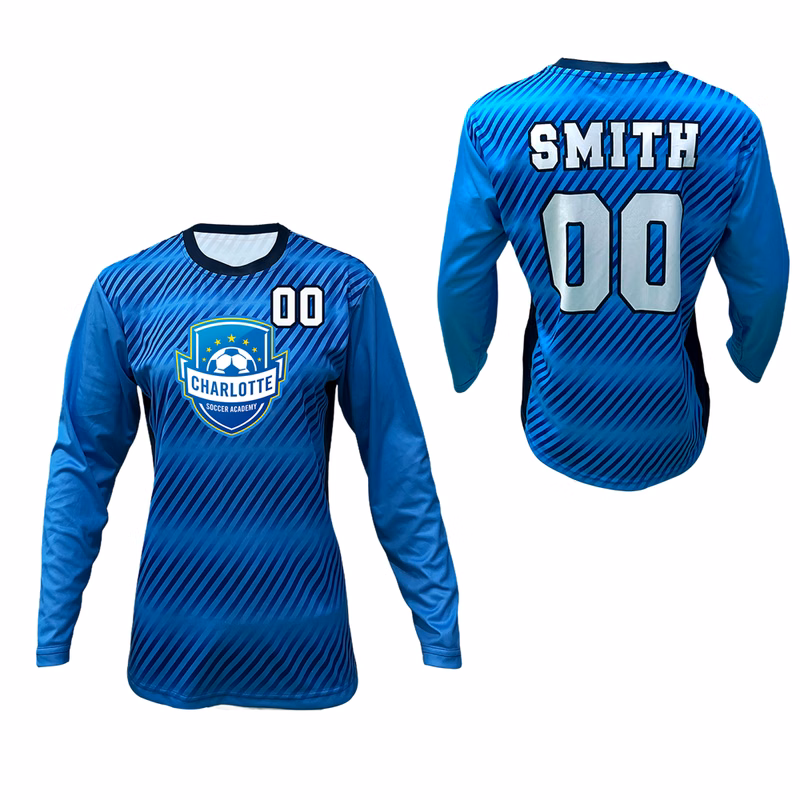 Women's Soccer Crew LS Pinhole Mesh Jersey