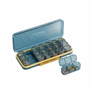 21-Section Weekly Pill Box