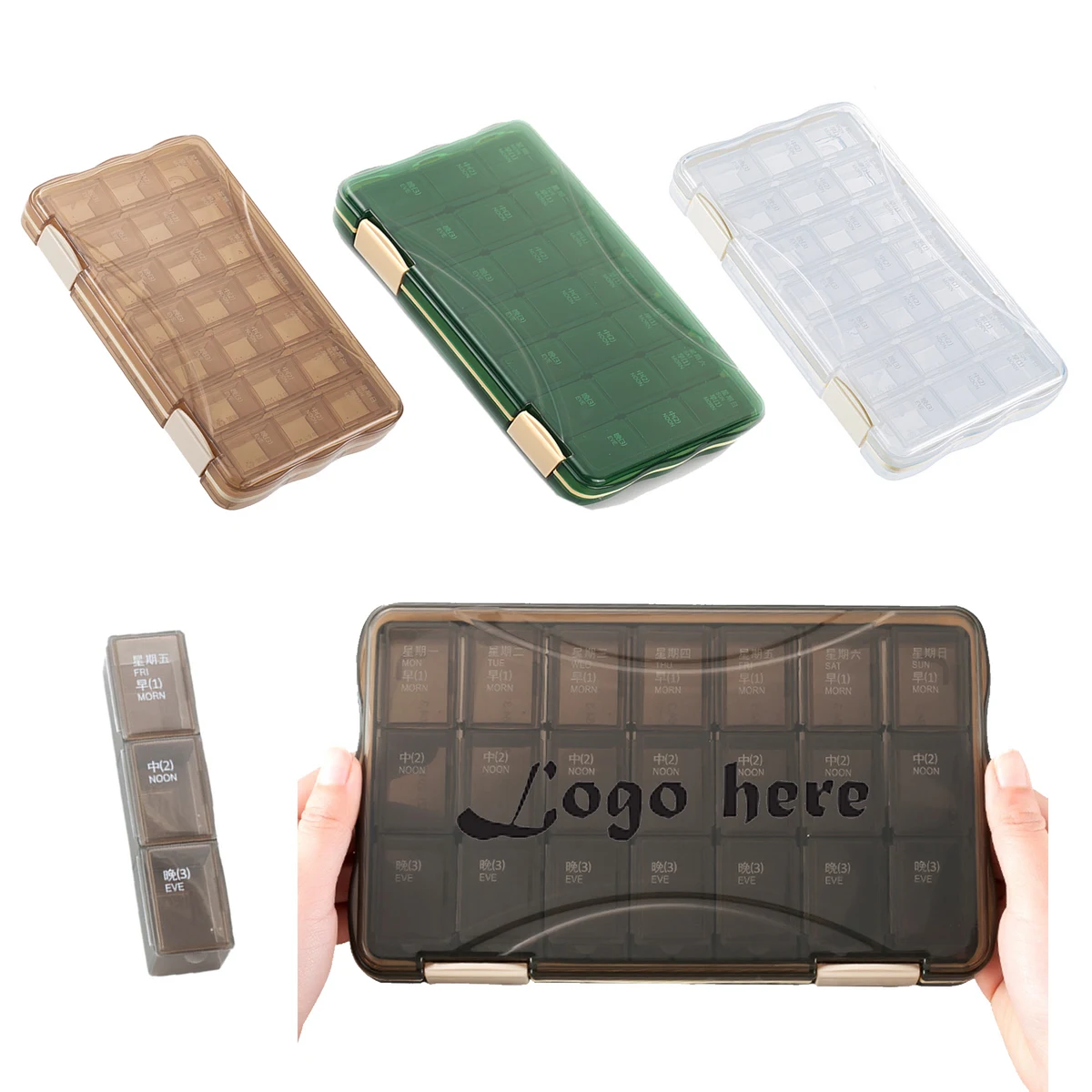 Seven-Day Portable Pill Box 1
