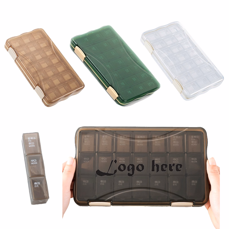Seven-Day Portable Pill Box