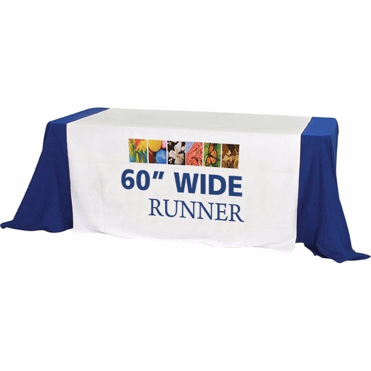60" Wide 3-Sided Economy Coverage Table Runner