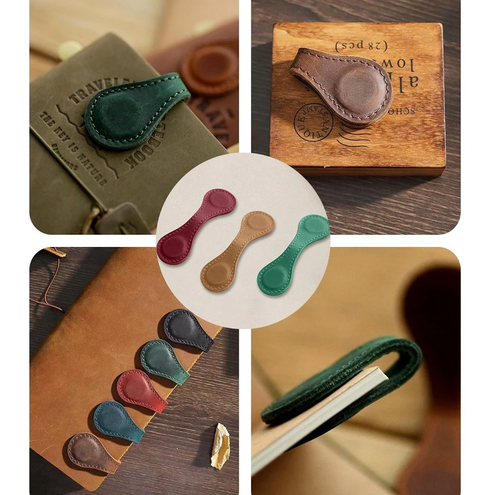 PU Leather Magnetic Bookmark 1