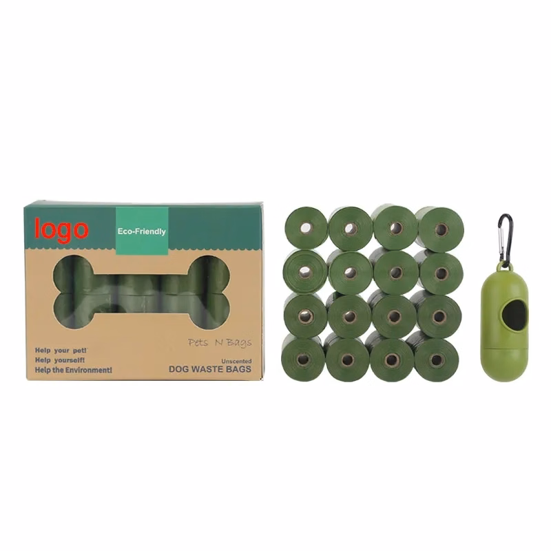 16 Pack Eco-Friendly Biodegradable Pet Waste Bags