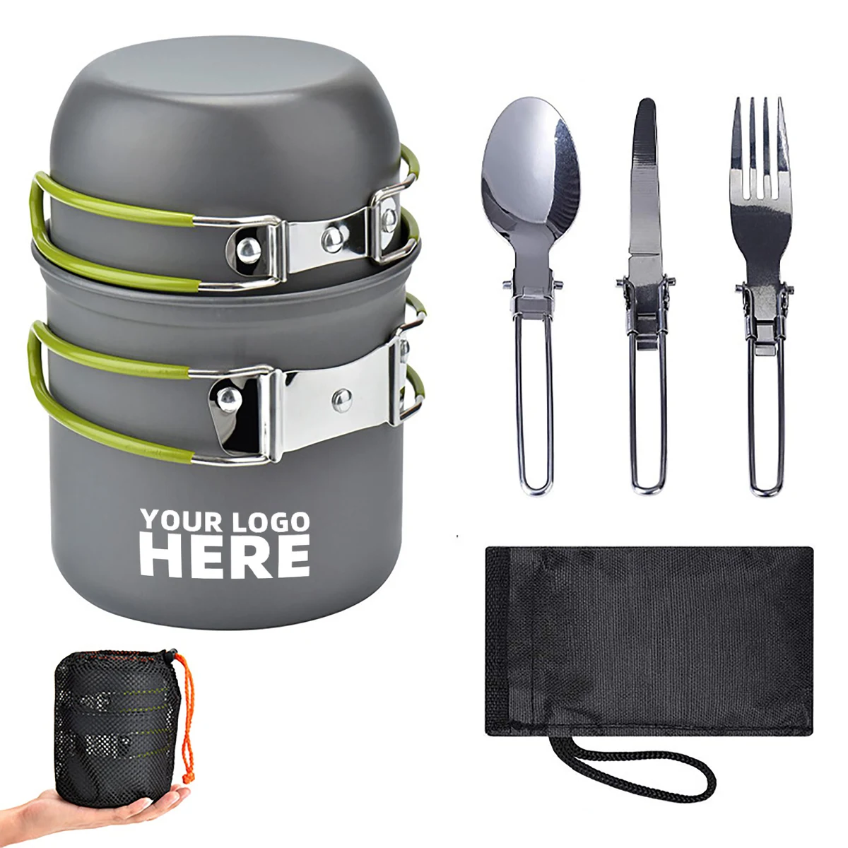 Lightweight Camping Cookware Mess Kit 1