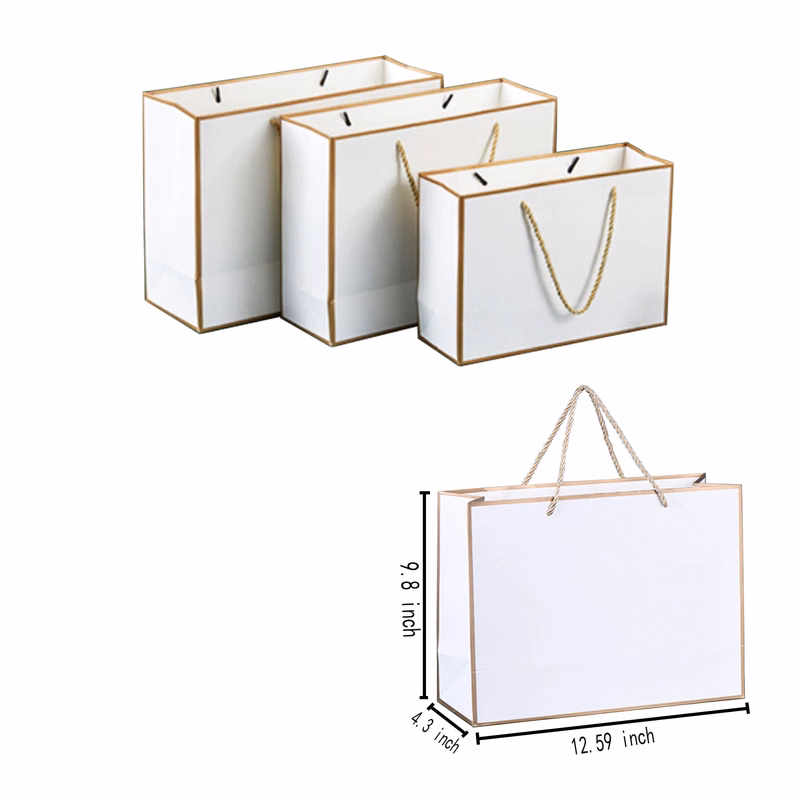 Matte Laminated Paper Bag MOQ 300PCS