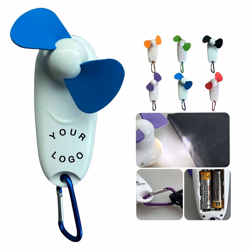 Compact Handheld Fan with Built In Light