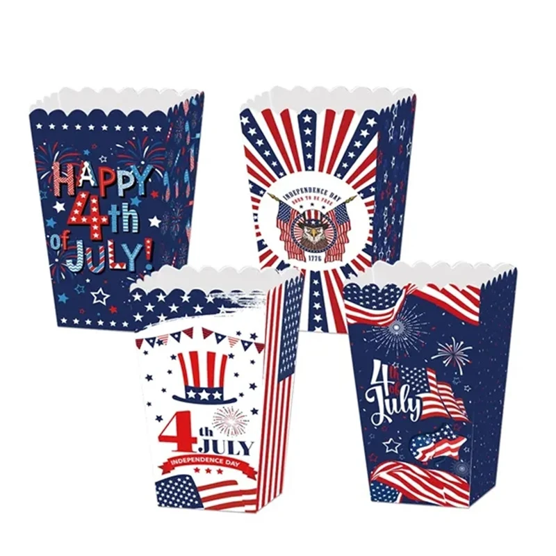 4-Pcs Popcorn Boxes 1