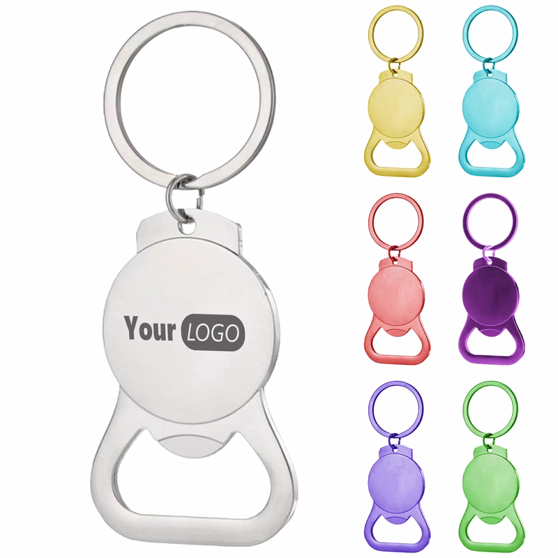 Stainless Steel Personalized Creative Keychain Bottle Opener