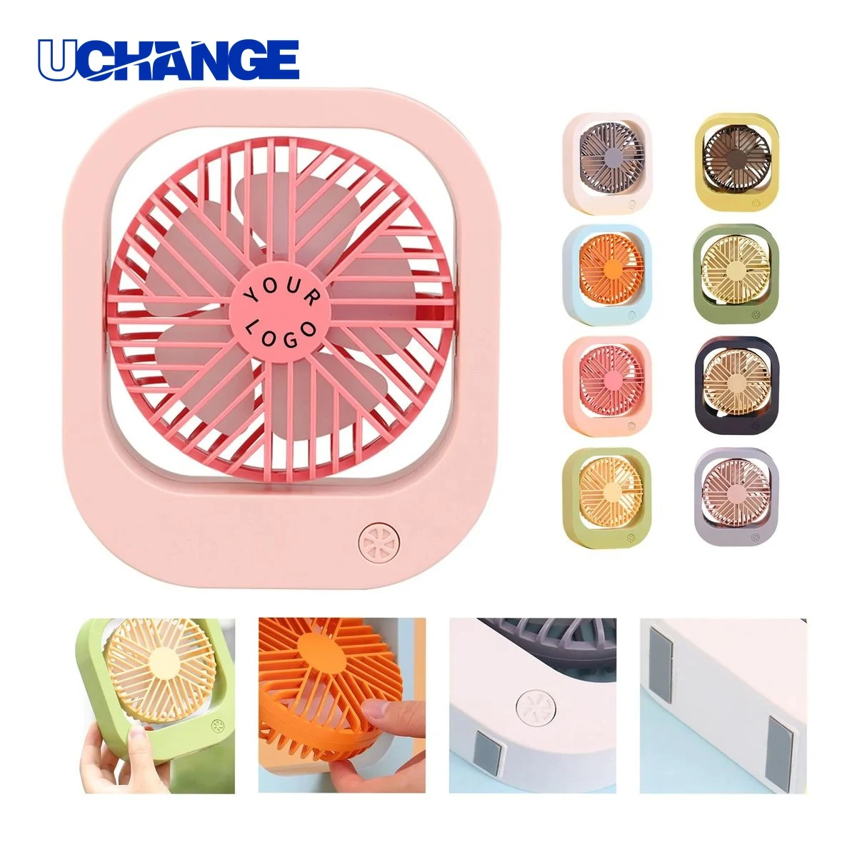 Minimalist Desktop Fan Unit with Adjustable Speed 1