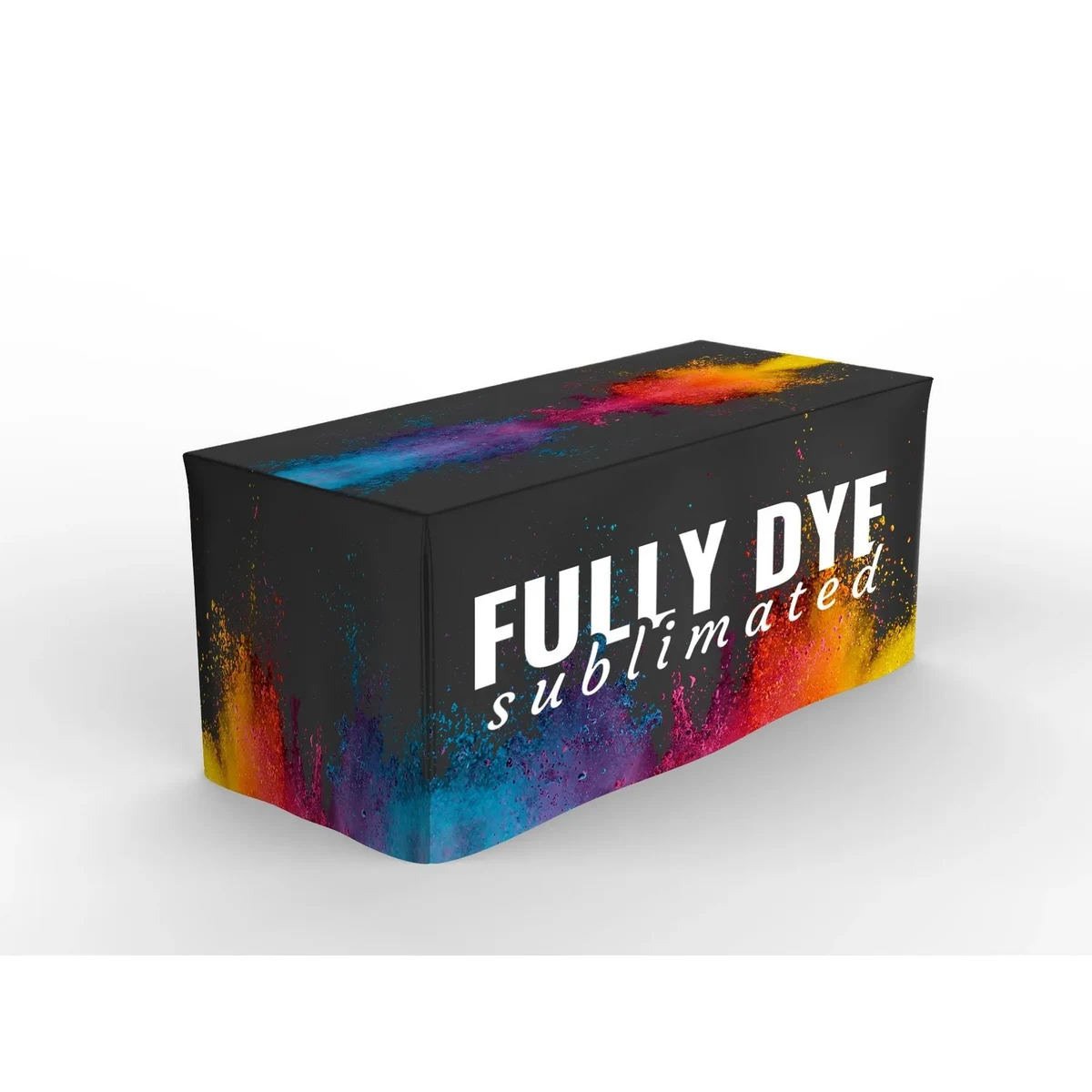 Custom Trade Show Sublimation Printed Logo 6FT Table Cover 1
