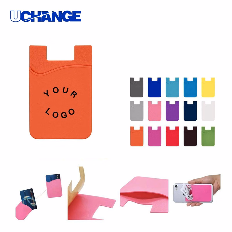 Silicone Phone Wallet Card Holder Slim