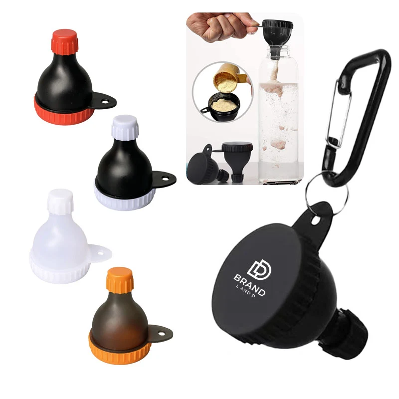 Portable 50ml Protein Powder Funnel With Carabiner 1