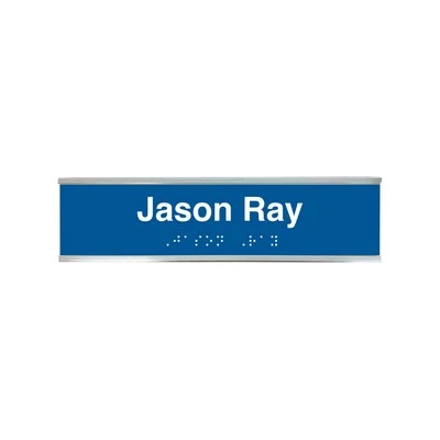 USA Made ADA Braille Name Plate Signs 1