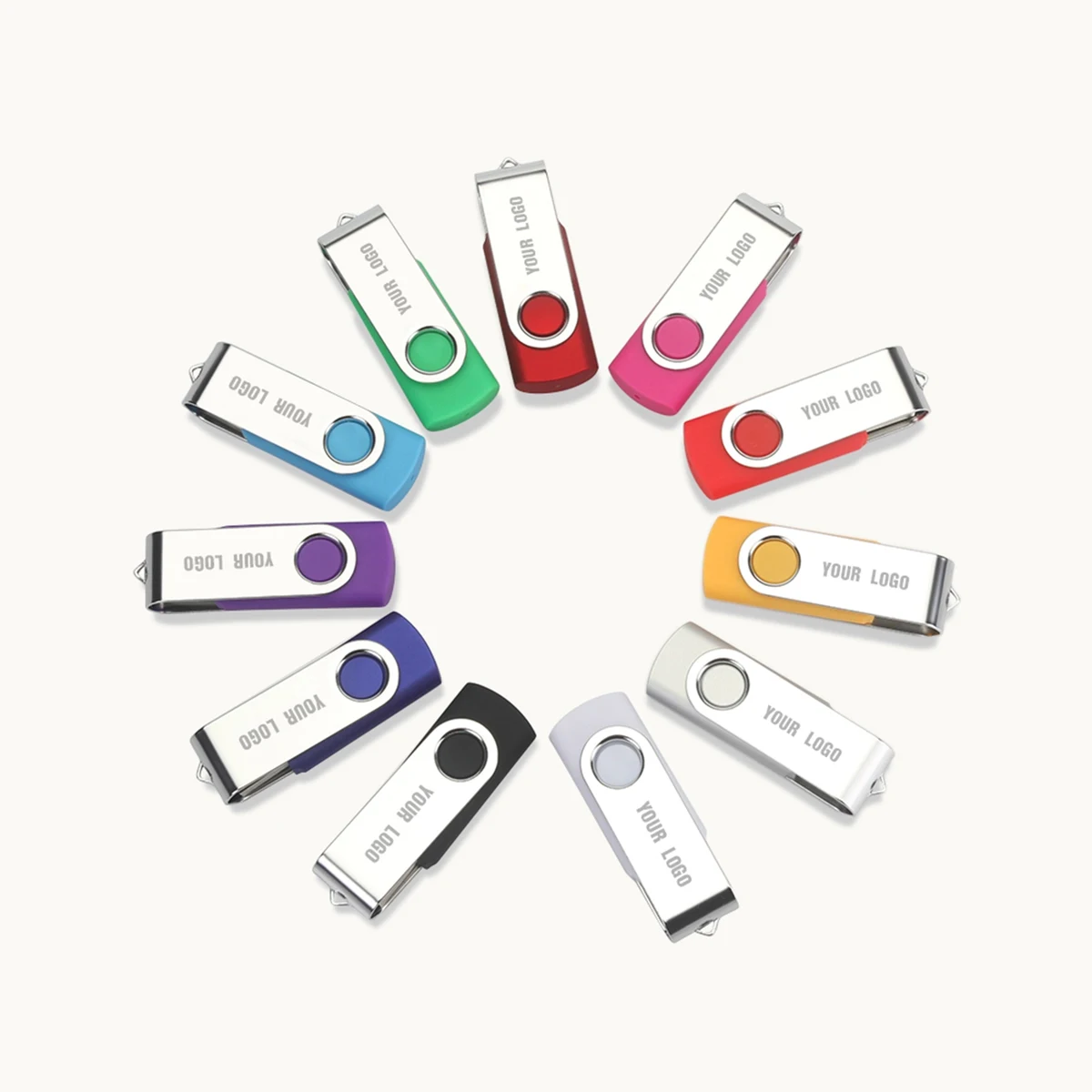 Swivel USB Flash Drive 1GB 1
