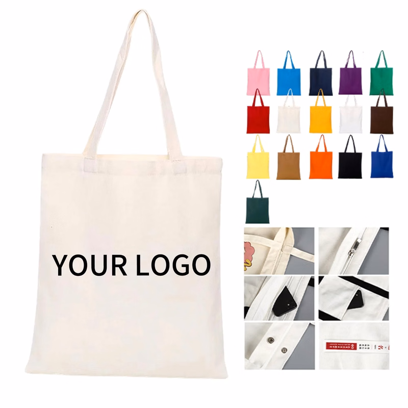 Durable Canvas Tote Bag Washable Reusable