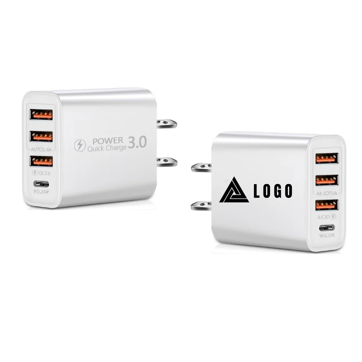 Portable 4 Port Fast Charge 1