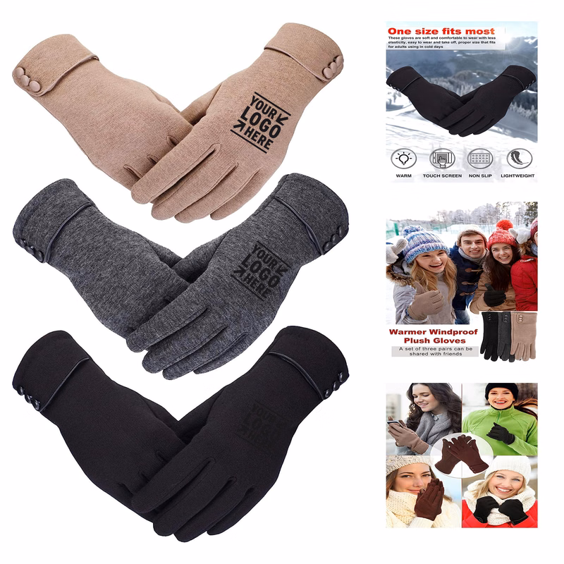 Women Winter Warm Touchscreen Gloves