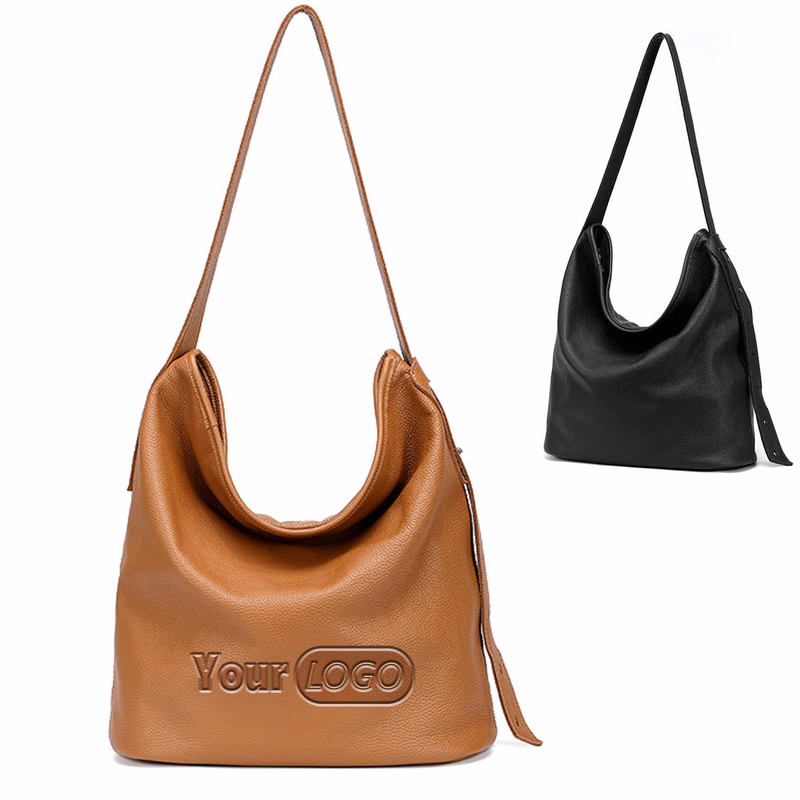Women's Leather Hobo Shoulder Bag