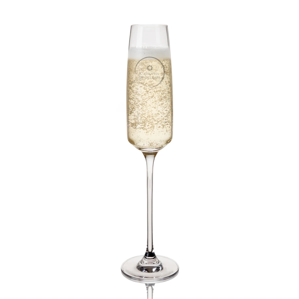 Viski® Reserve Julien Crystal Flute Glass, set of 4 1
