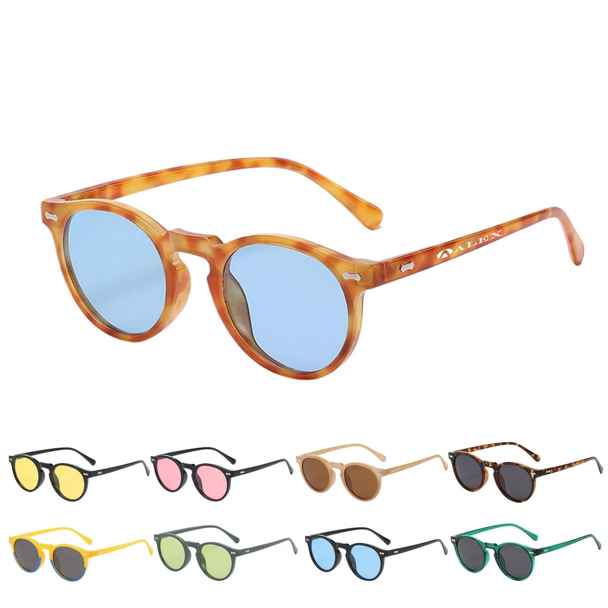 Lightweight Polarized Round Sunglasses 1
