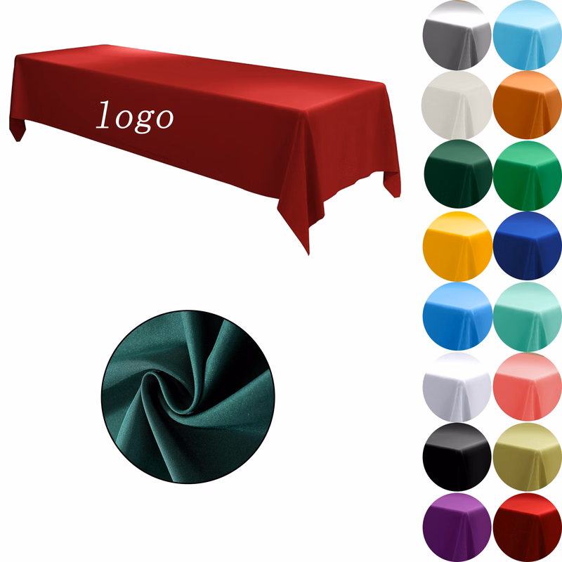 6Ft Rectangular Conference Tablecloth