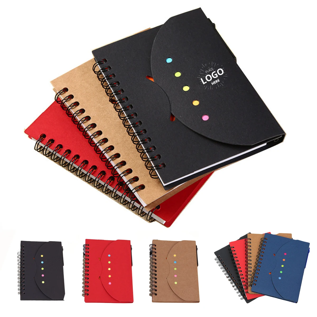 Multi-Functional Notebook w/Sticky Notes and Flags & Pen 1