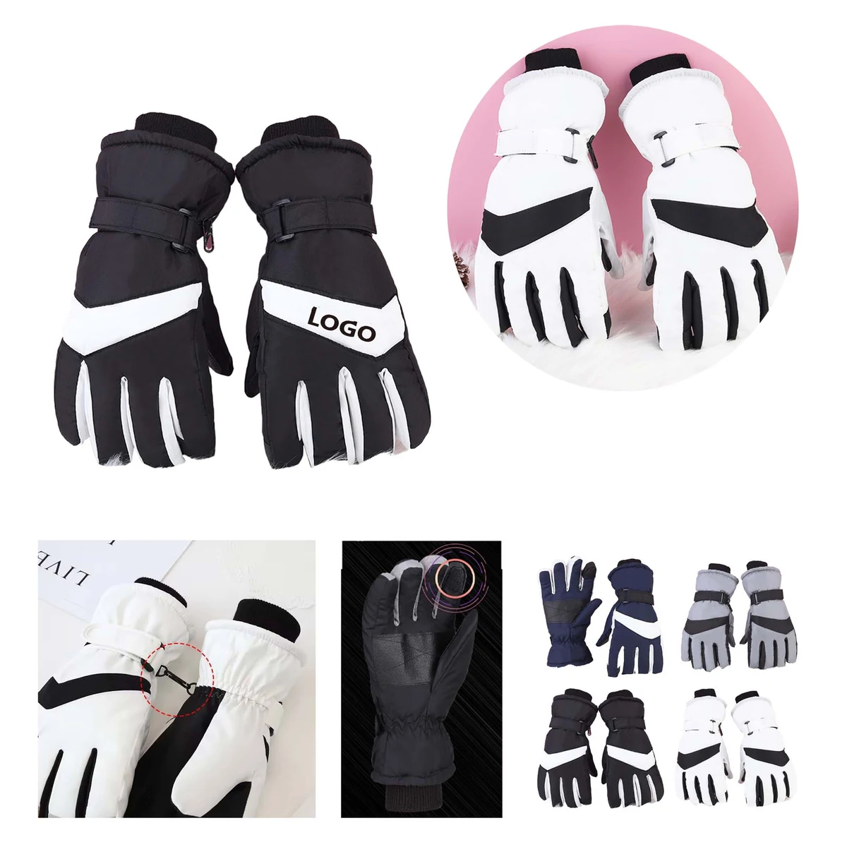 MOQ 30 pcs Outdoor Winter Gloves 1