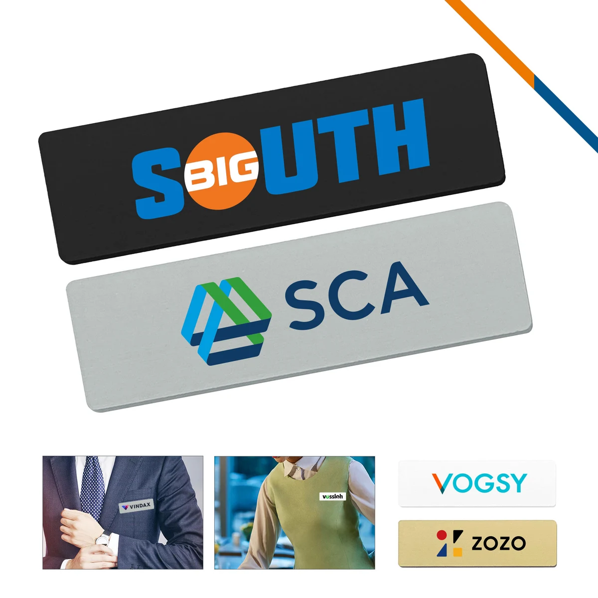 Lyno Plastic Name Badge 1