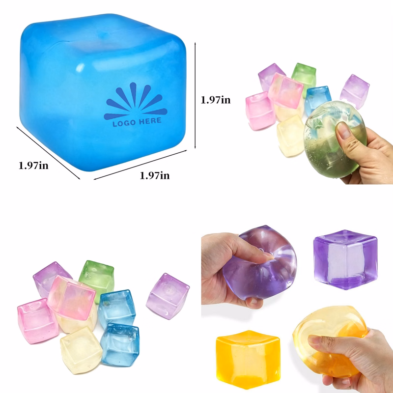 Squishy Ice Cube Stress Reliever