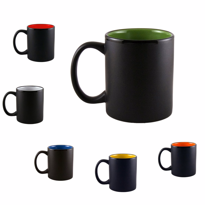 11oz. Two-Tone Matte Ceramic Mug
