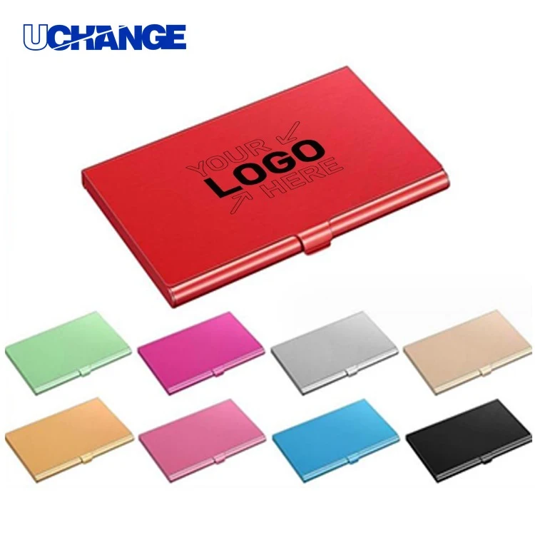 Aluminum Alloy Business Card Holder Case 1