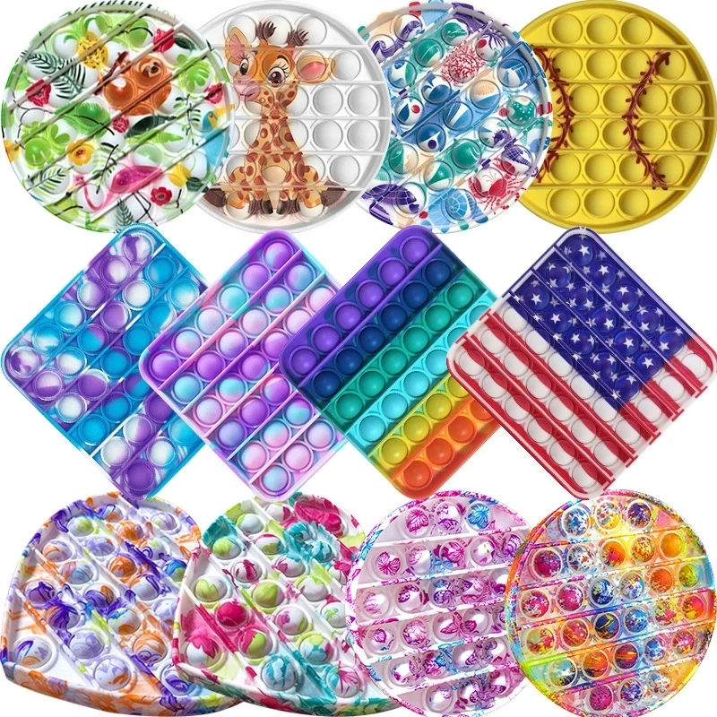 Various Patterns Push Pop Bubble Fidget Toy-Customize 1